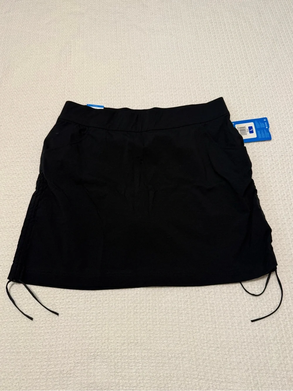 Columbia Black Women's Athletic Skort with Drawstring Detail